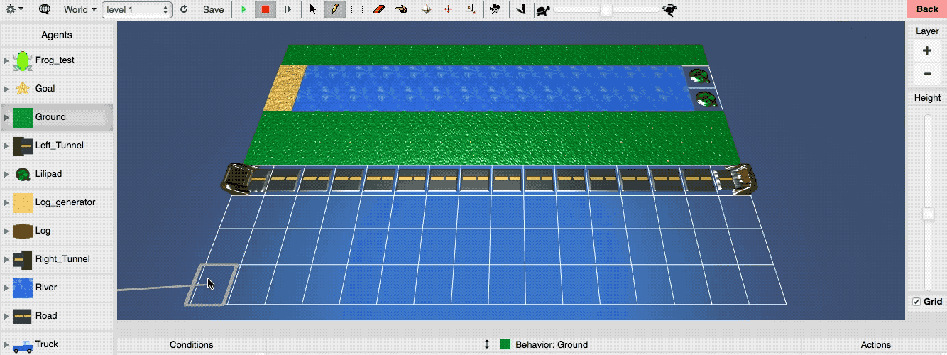 Adding grass and roads to a 3D world